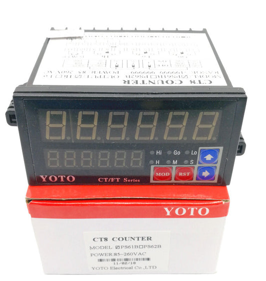 1PCS  YOTO CT8-PS61B PS61B CT8 COUNTER IN BOX 85-260VAC