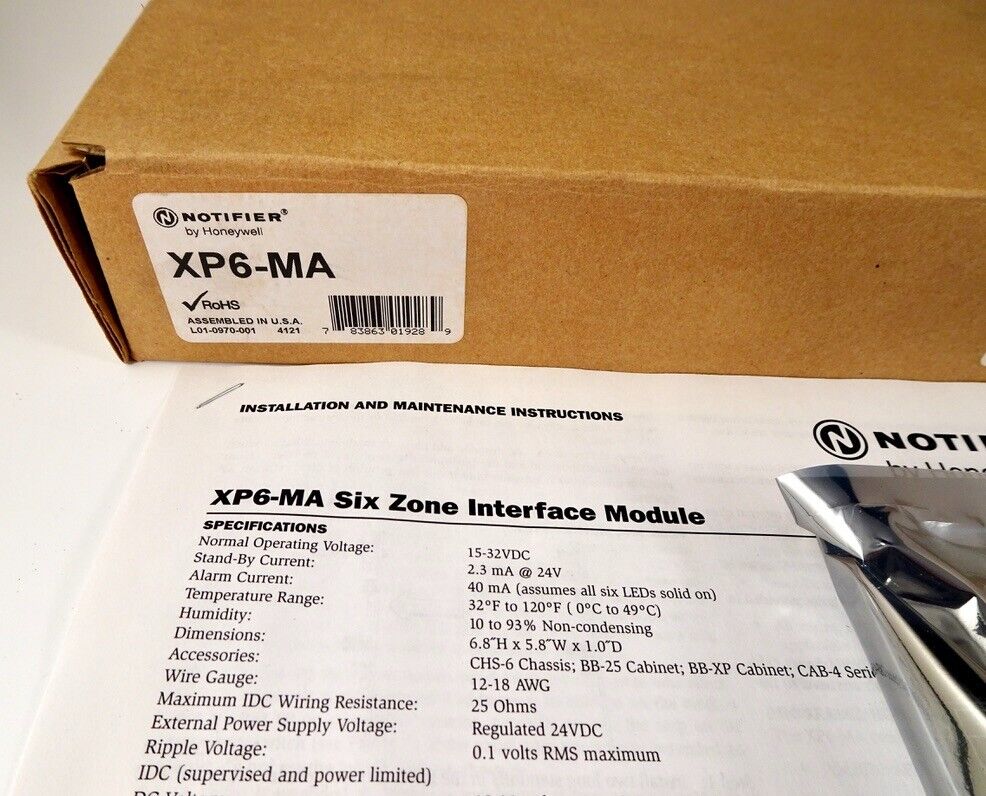 New Notifier XP6-MA Fire Alarm System – Professional Monitoring Solution - KOEED