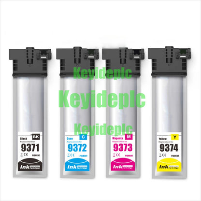 4PC Compatible Ink Cartridge T9371-T9374 for Epson WF-C5790/C5290 #ke