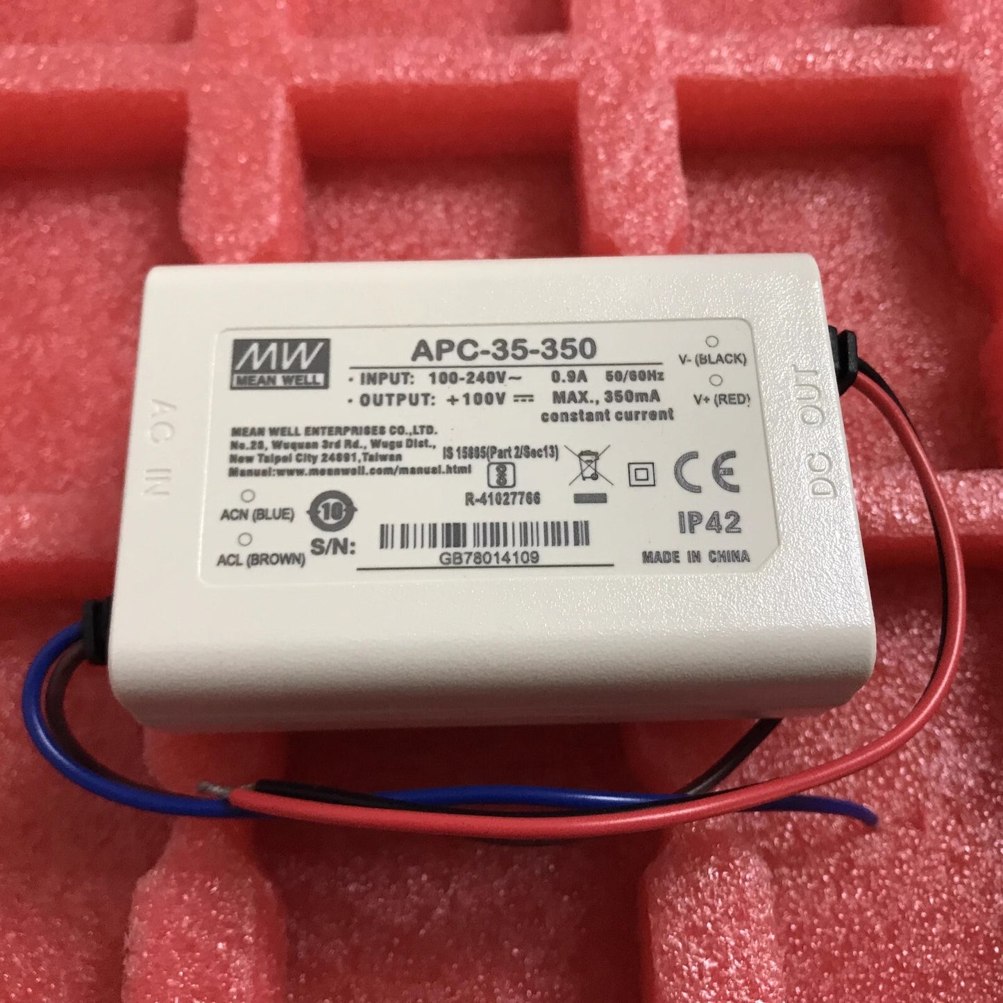 Meanwell APC-35-350 Switching Power Supply LED Constant Current Power Supply