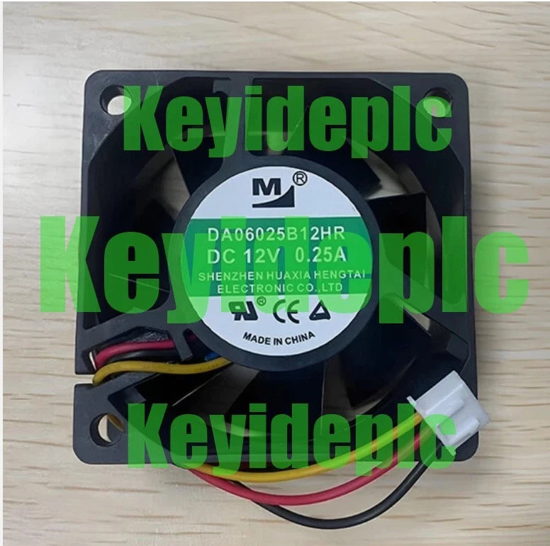 1PCS Cooling Fan 6025 DC12V 0.25A 6CM 3Pin DA06025B12HR #ke