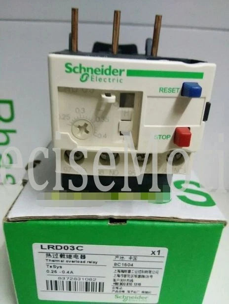 1PCS Schneider Thermal Overload Relay LRD03C 0.25-0.4A free shipping