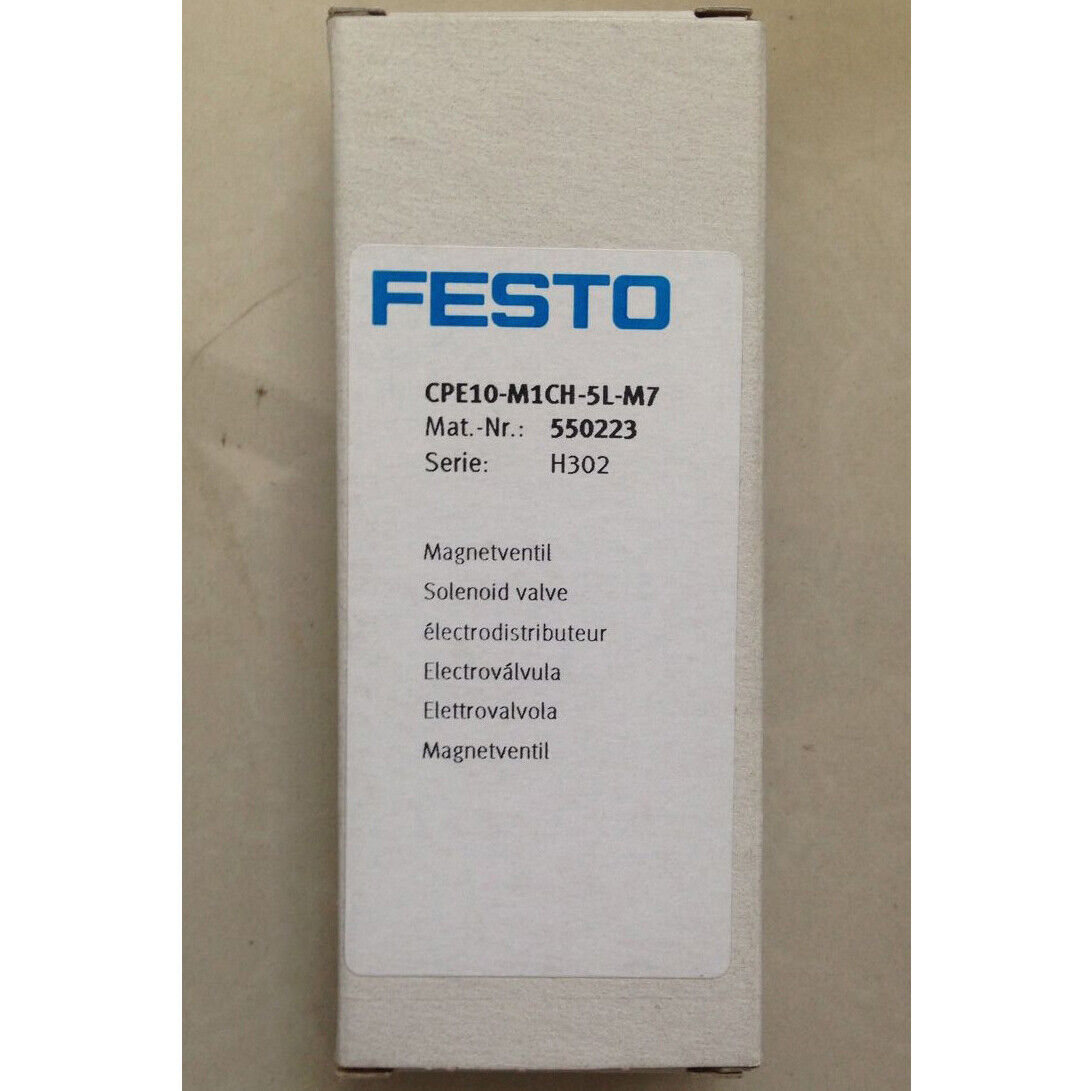 FESTO CPE10-M1CH-5L-M7 Solenoid Valve - FESTO