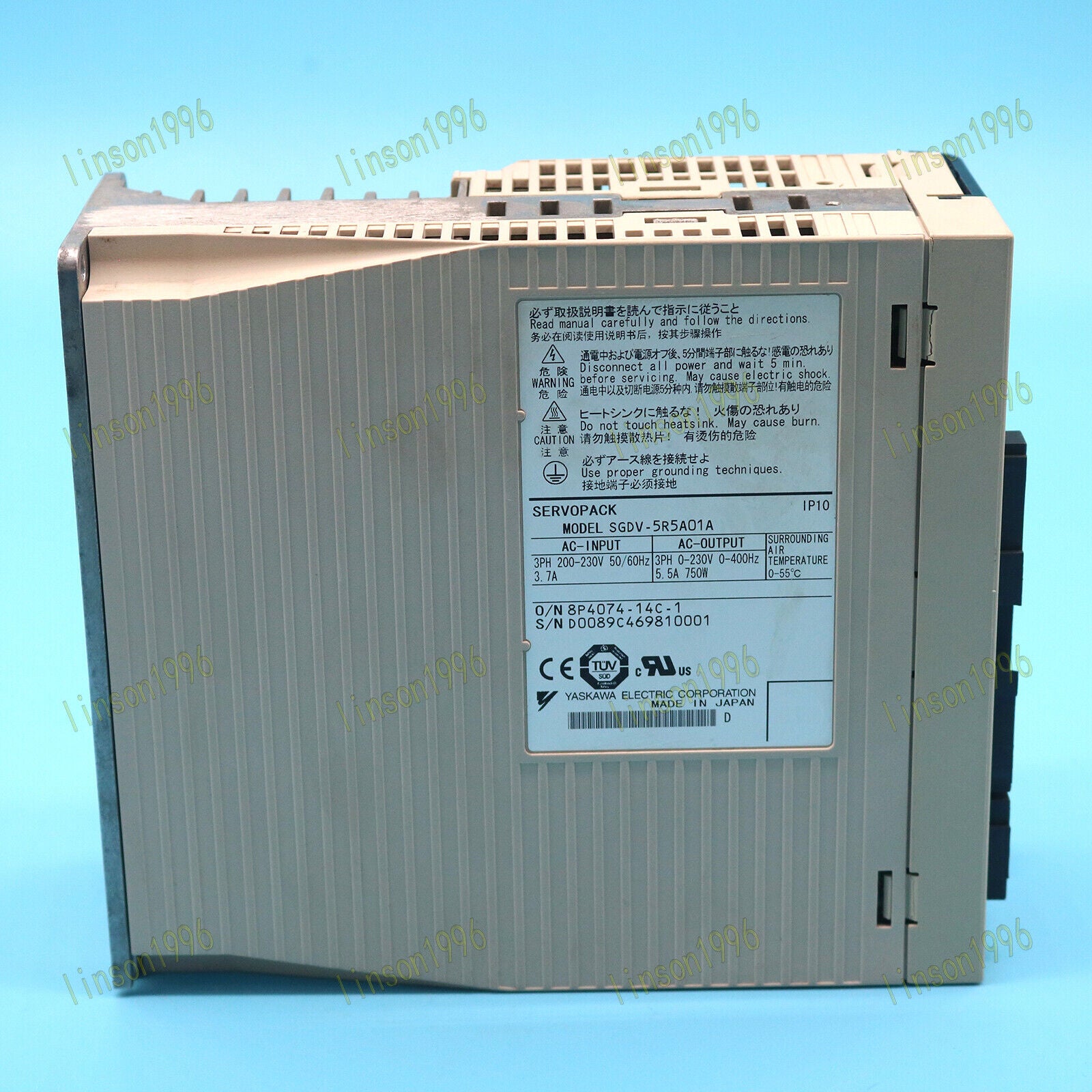 Used 1PCS Yaskawa Servo Drive SGDV-5R5A01A Tested In Good - YASKAWA