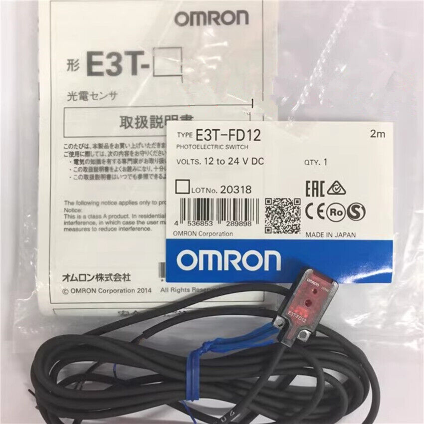 new 1pcs Omron E3T-FD12 2M Photoelectric Switch Sensor - OMRON