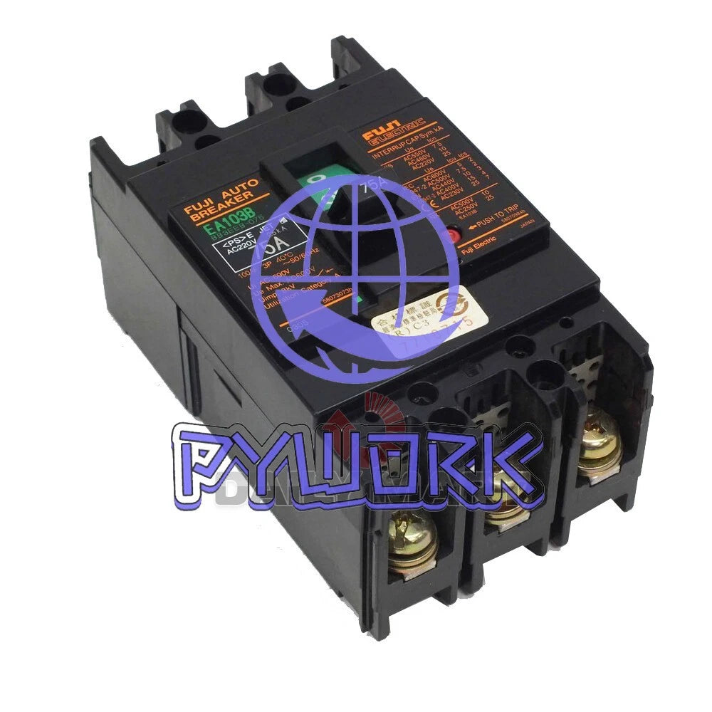 1PCS FUJI EA103B 3P 75A Circuit Breaker