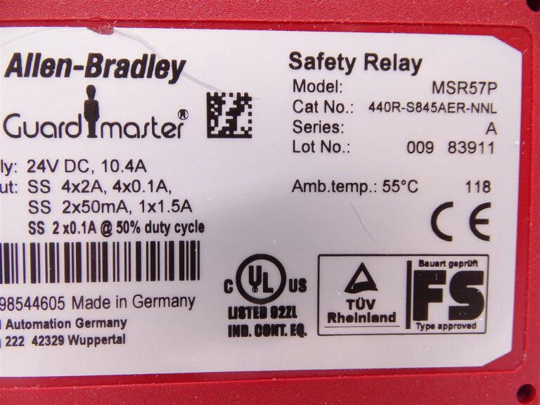 Allen Bradley 440R-S845AER High-Quality Relay Component - Durable & Reliable - ALLEN BRADLEY