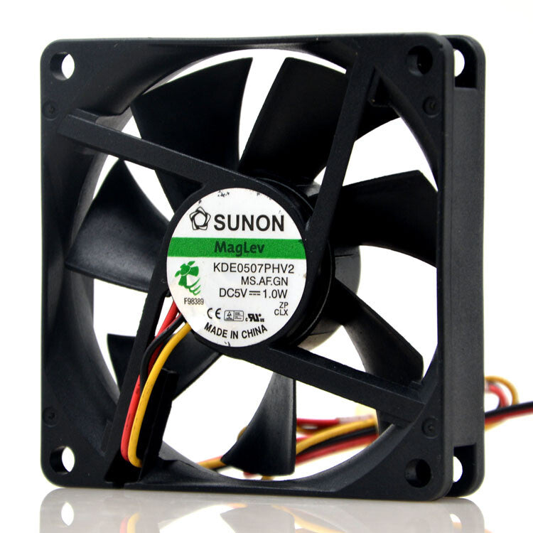 1pcs SUNON KDE0507PHV2 7015 7CM 5V 1.0W 0.2A 70mm 3-wire cooling fan 3pin
