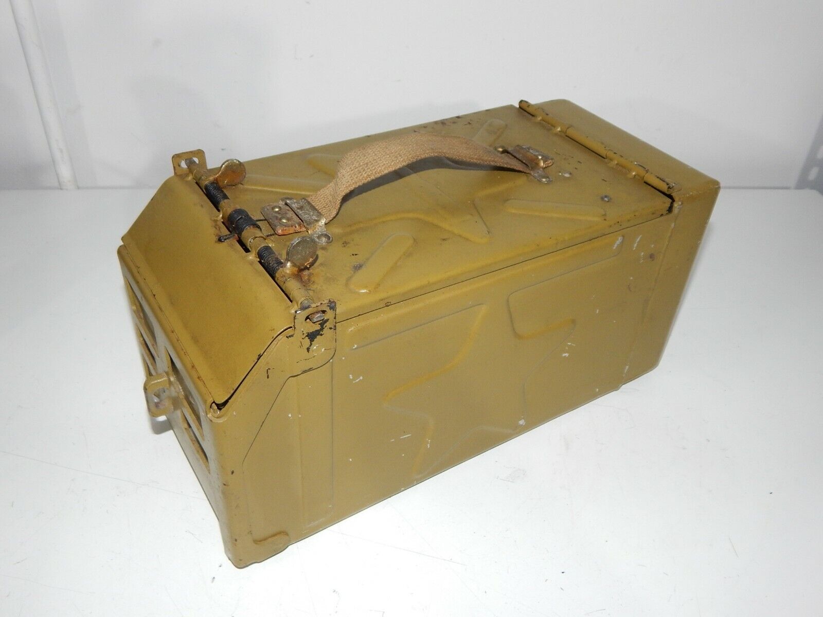 used  Russian metal box with star DShK KPV ?? (empty) - Soviet RARE ! koeed