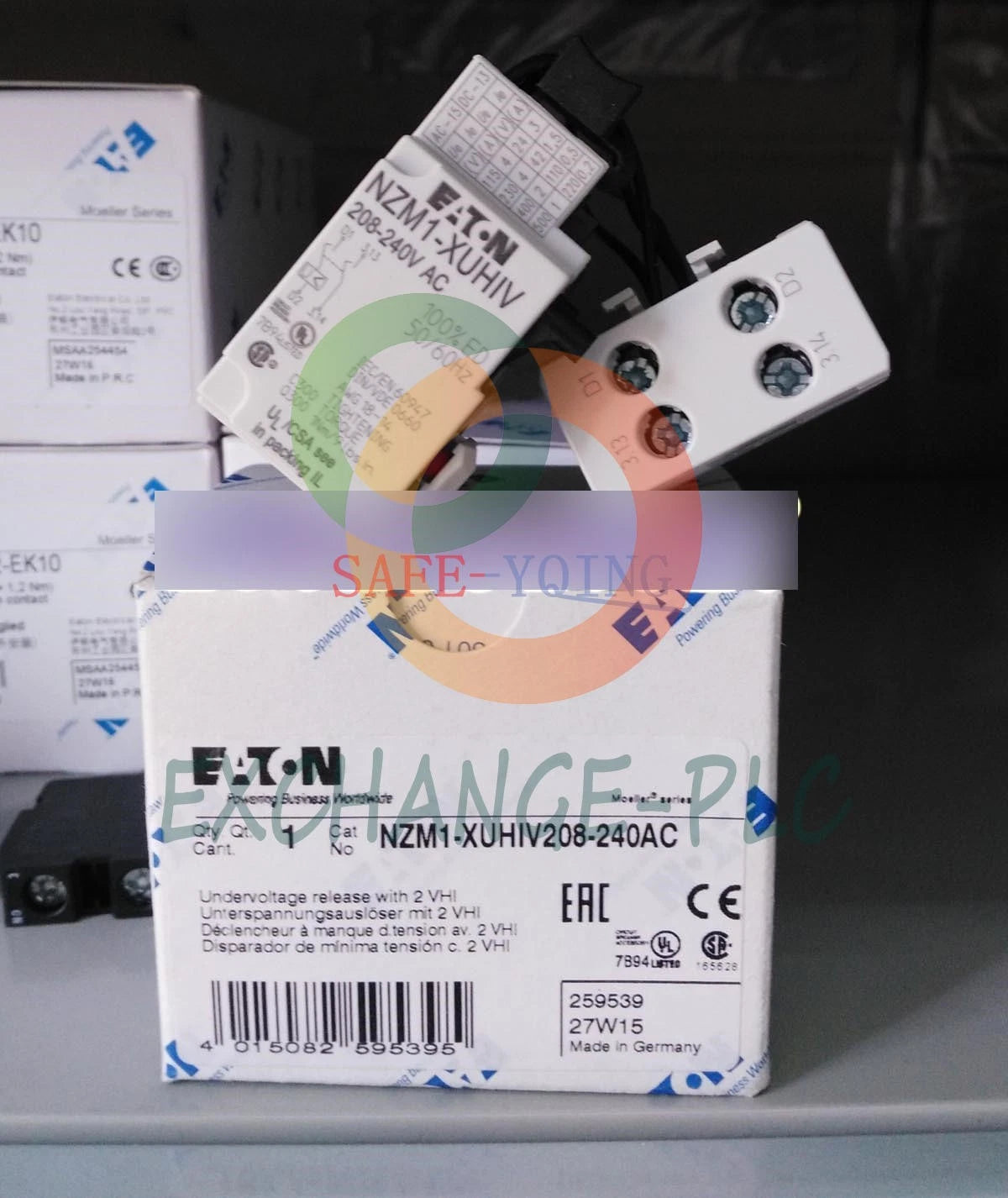 One EATON MOELLER NZM1-XUHIV208-240AC Undervoltage coil #EX