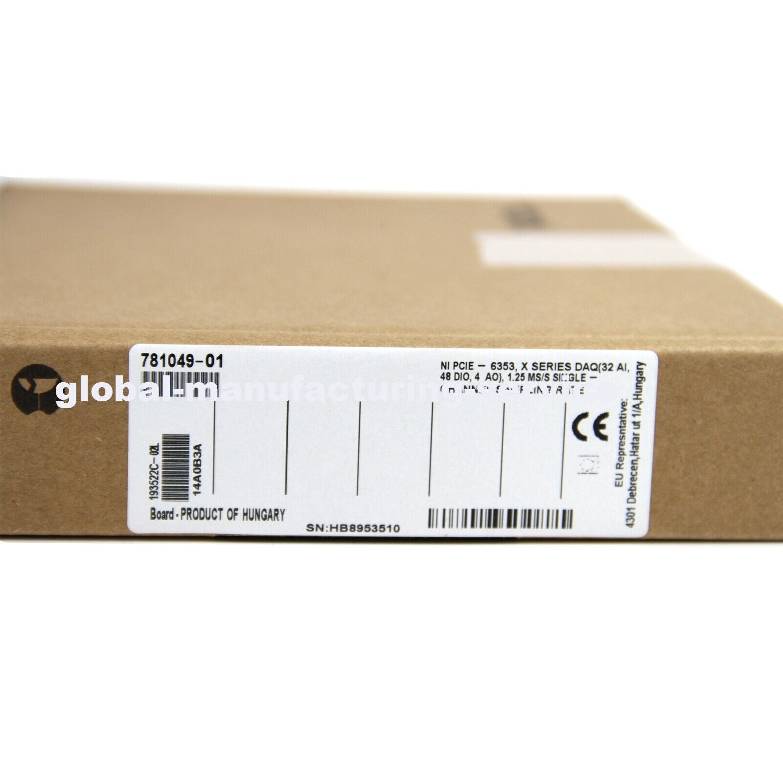 NATIONAL INSTRUMENTS PCIe-6353 781049-01 Multifunction Device - NATIONAL INSTRUMENTS
