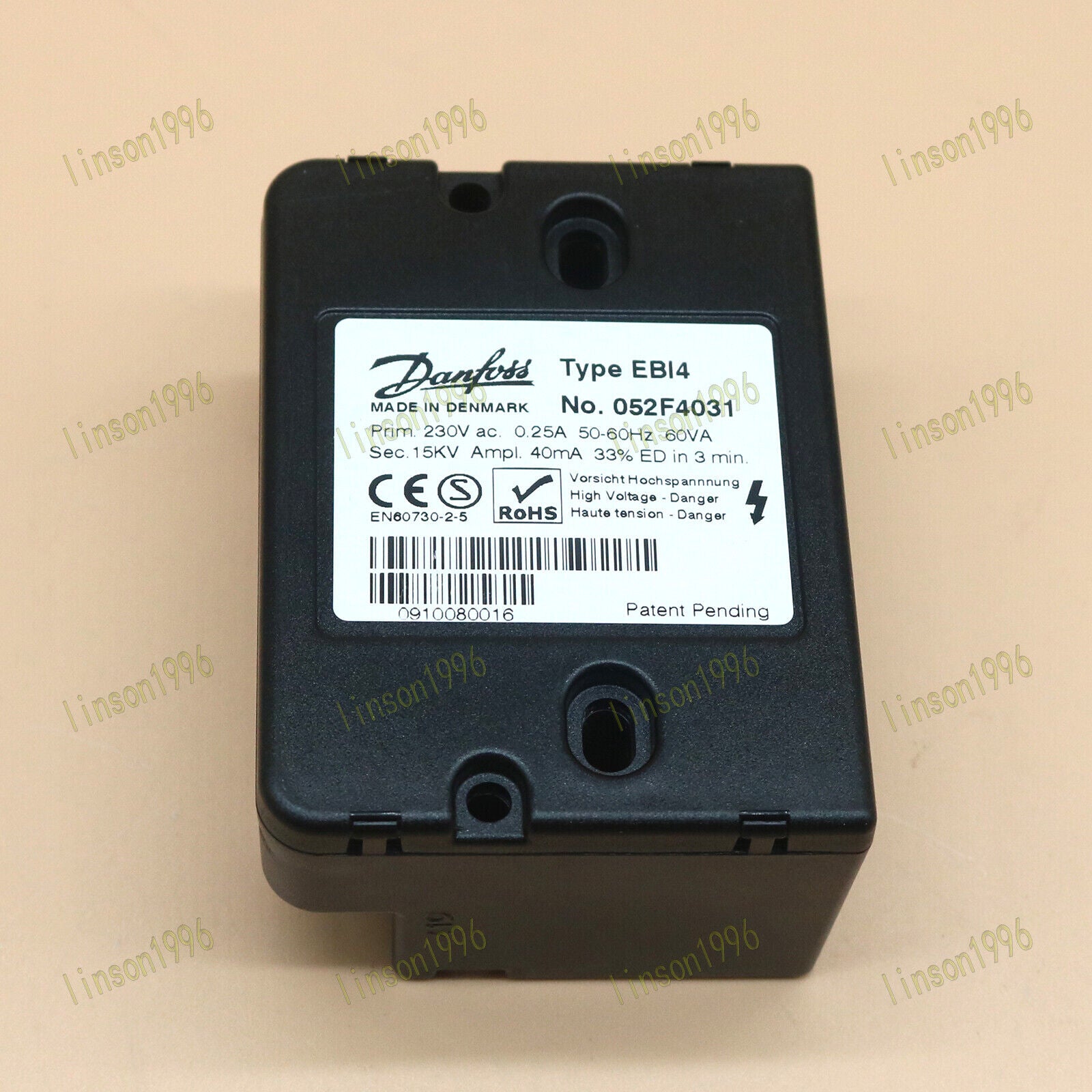 new 1PC  Danfoss EBI4 052F4031 Lgnition Transformer For burner spot stocks Danfoss