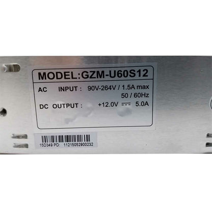 new GZM-U60S12 AC100-244V DC12V 5A 60W Monitor Switching Power Supply 160X98X40mm