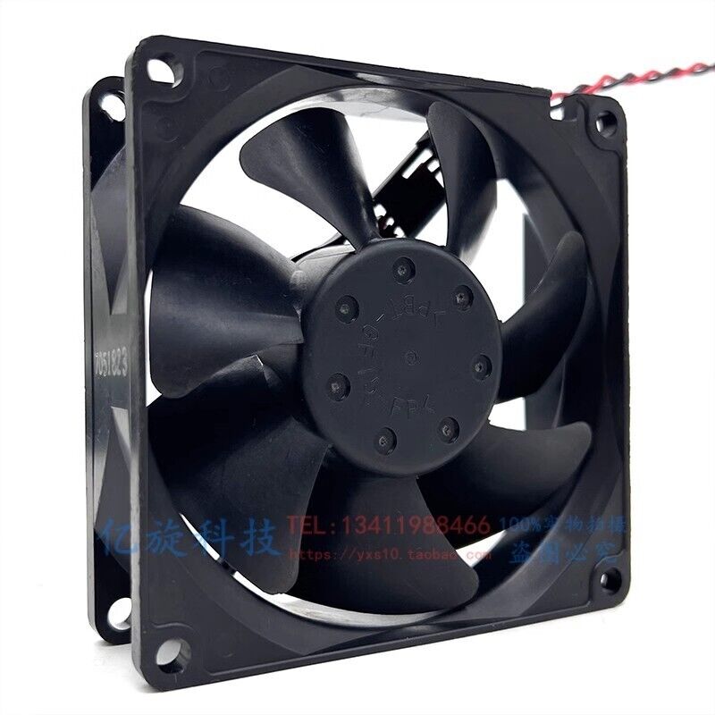 new NMB 3110KL-04W-B57 8025 DC12V 0.3A 8CM 2-Wire Dual Ball-Bearing Case Cooling Fan