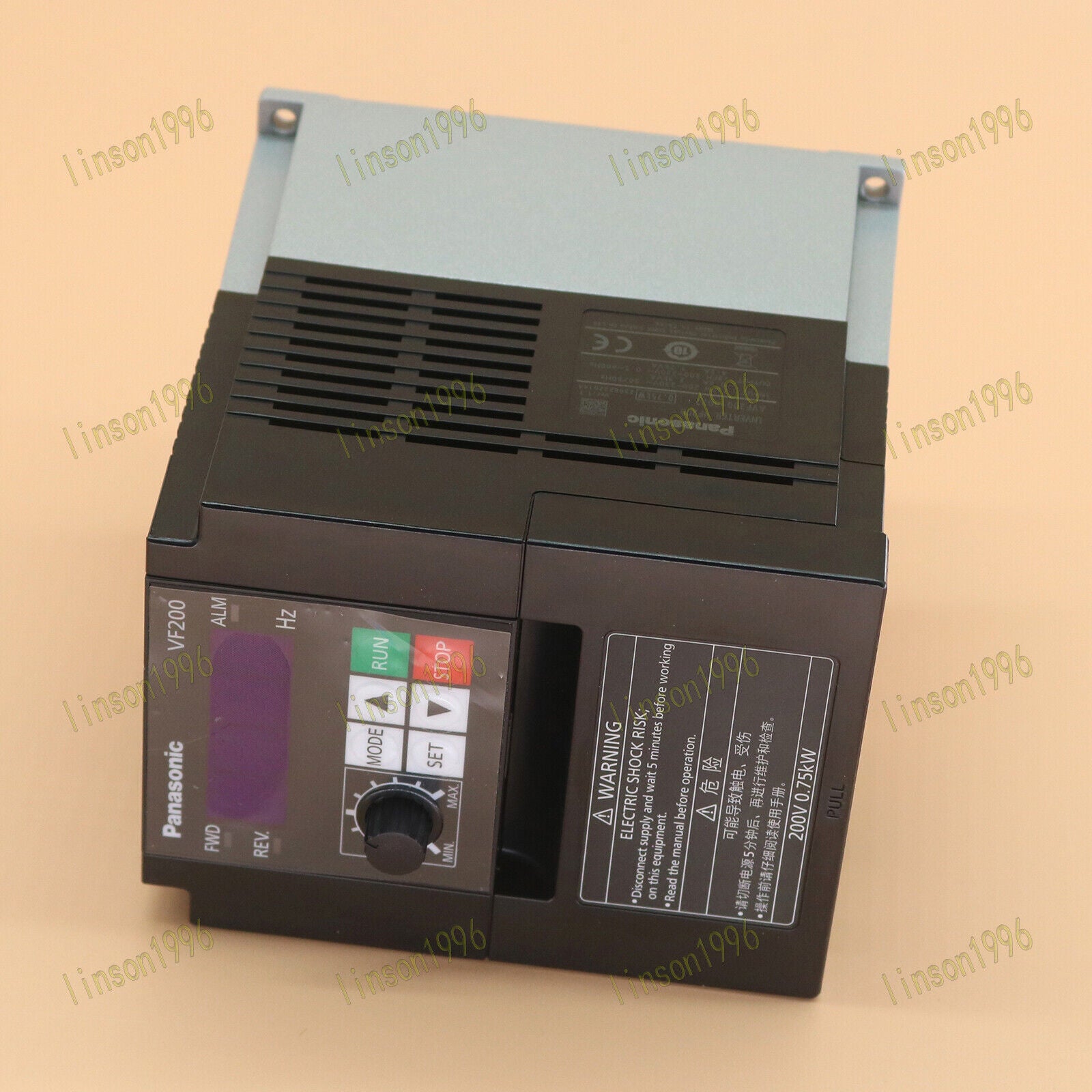 1PC Panasonic Inverter VF200 1PH 220V 0.75KW - PANASONIC