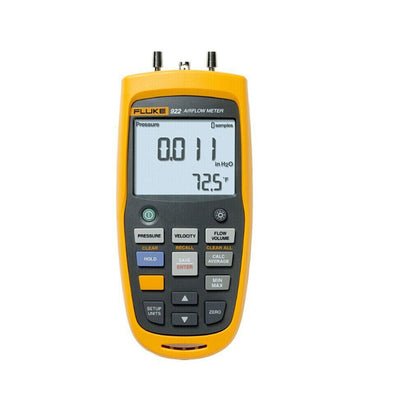 Fluke 922 HVAC Pressure Airflow Meter tester analyze airflow - FLUKE