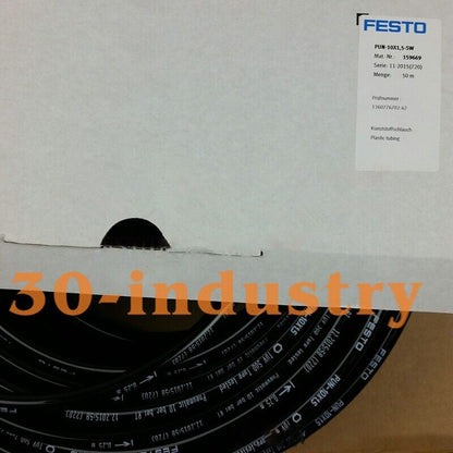FESTO PUN-H-10X1.5-SW Pneumatic Hose - 50m Plastic Tubing - FESTO