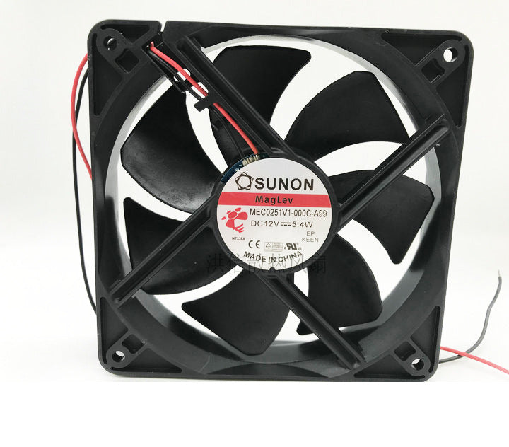 new SUNON MEC0251V1-000C-A99 120*120*25mm 12025 DC12V 5.4W cooling fan - SUNON
