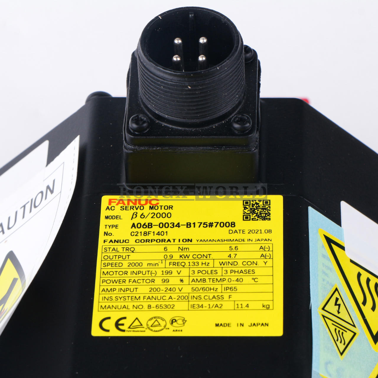Fanuc Servo Motor A06B-0034-B175#7008 | High-Quality Servo Motor - FANUC