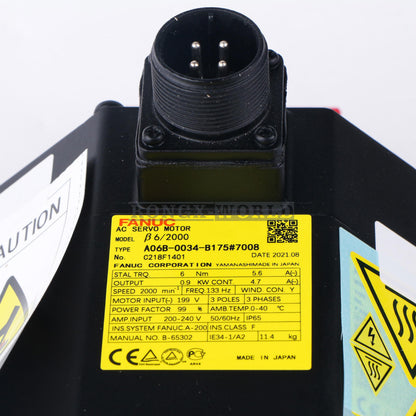 Fanuc Servo Motor A06B-0034-B175#7008 | High-Quality Servo Motor - FANUC