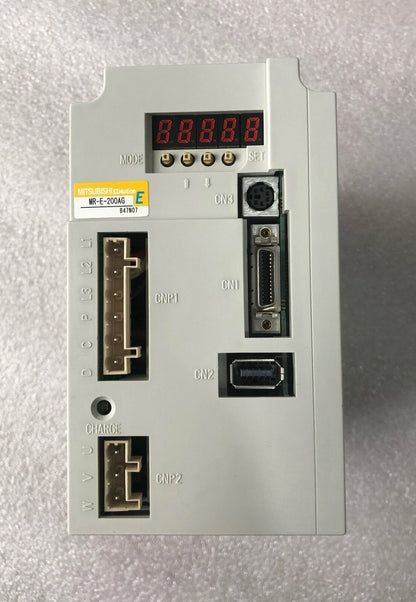Used Mitsubishi AC Servo Driver MR-E-200AG – Tested and in Good Condition - MITSUBISHI