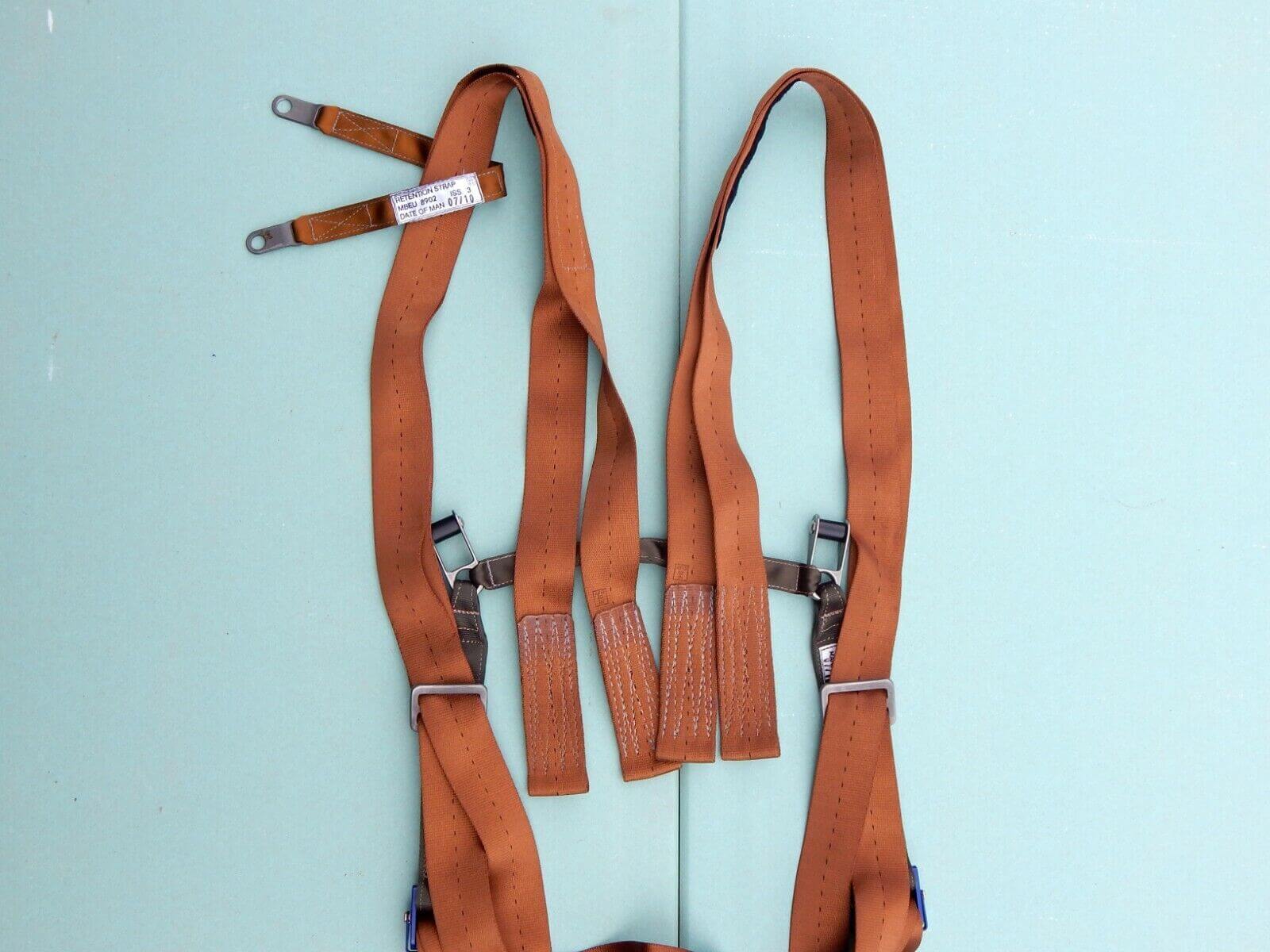 new Martin Baker Parachute Harness TYPE B MK Aircraft Belt Pilot Ejection Seat NOS ! - MARTIN BAKER