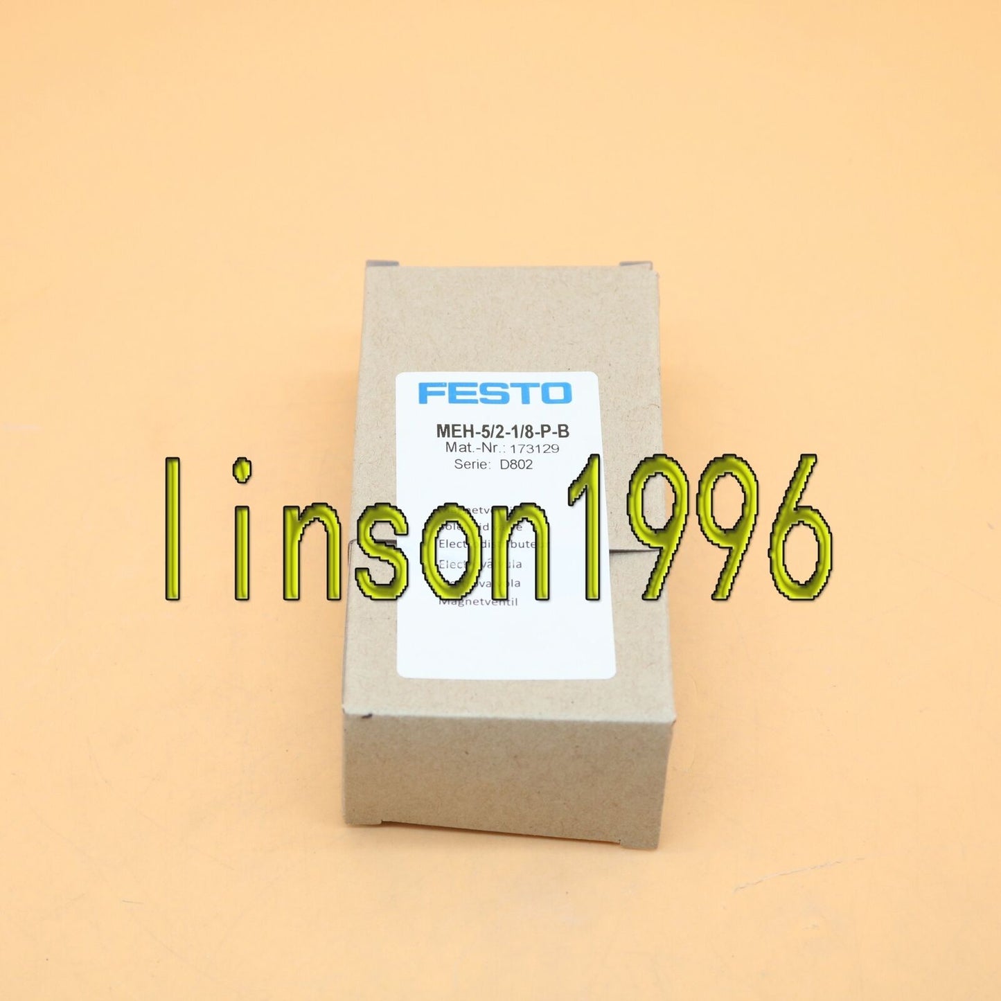 FESTO MEH-5/2-1/8-P-B Solenoid Valve - FESTO