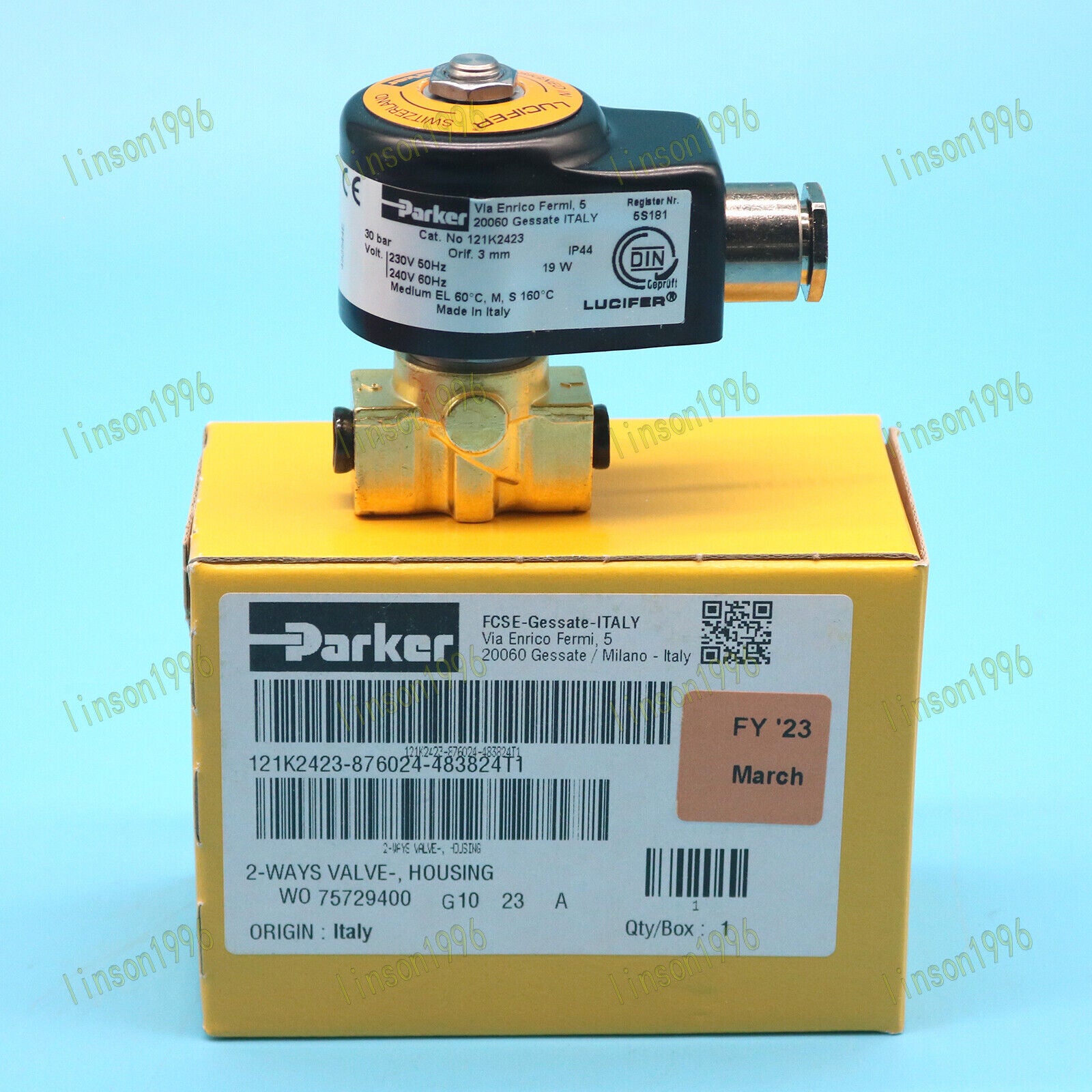 Parker Lucifer Solenoid Valves For Oil Burner 121K2423 SPOT STOCK - PARKER