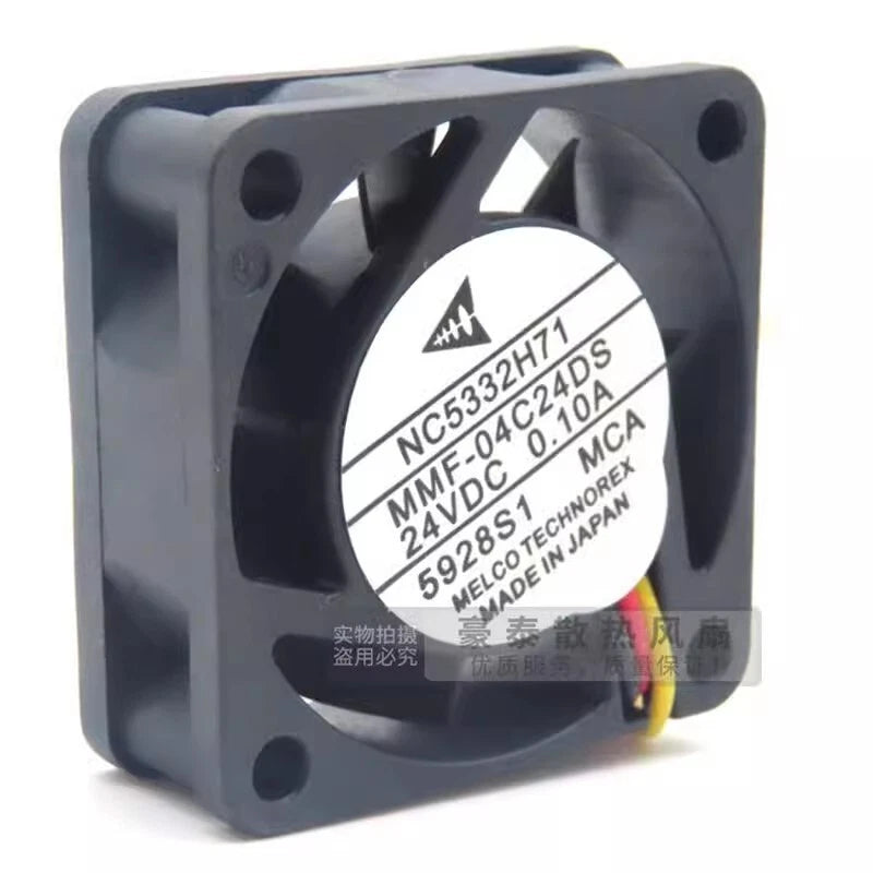 Mitsubishi MMF-04C24DS-MCA DC24V 0.10A 40*40*15MM 3-Wire Silent Cooling Fan