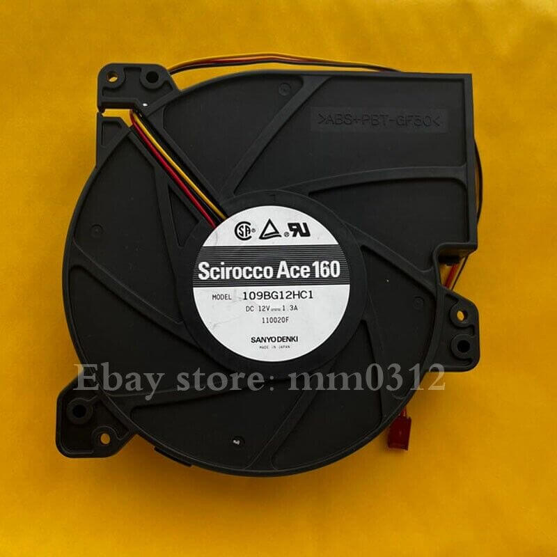 Sanyo 12V 1.3A 16cm Supercharged Blower Fan - SANYO