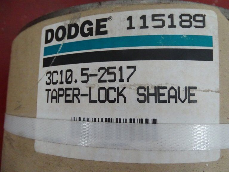 Dodge 3C10.5-2517 GROOVE TAPER-LOCK SHEAVE NEW - DODGE