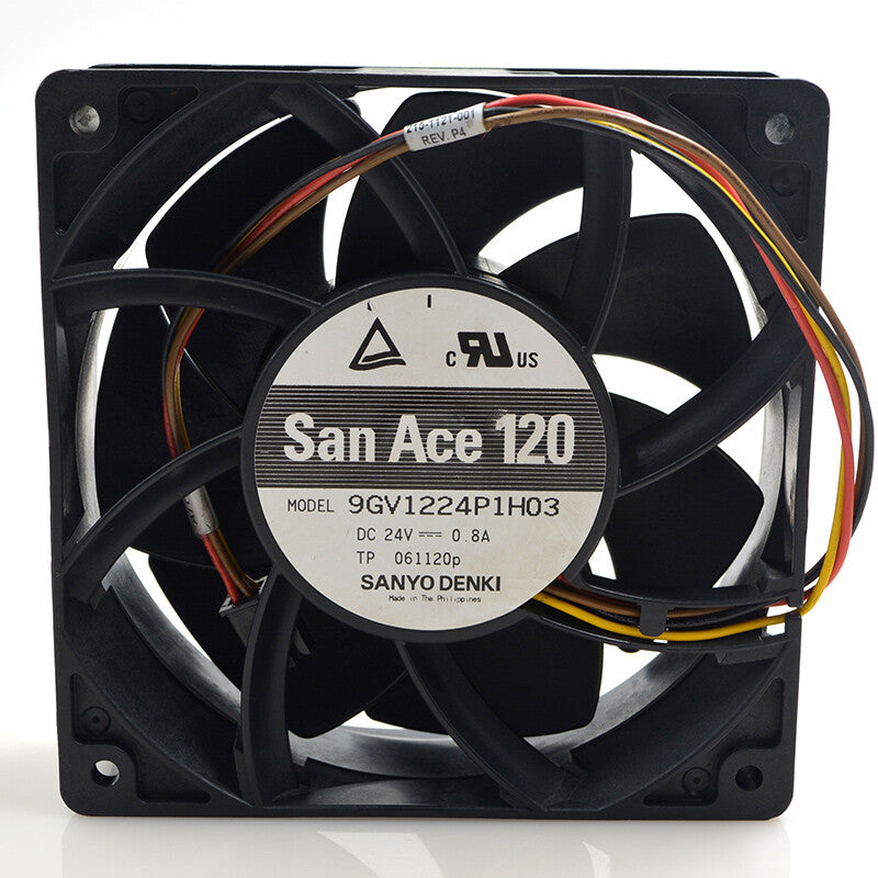 1pcs Sanyo 9gv1224p1h03 12cm 12038 24v 0.8A inverter industrial computer fan