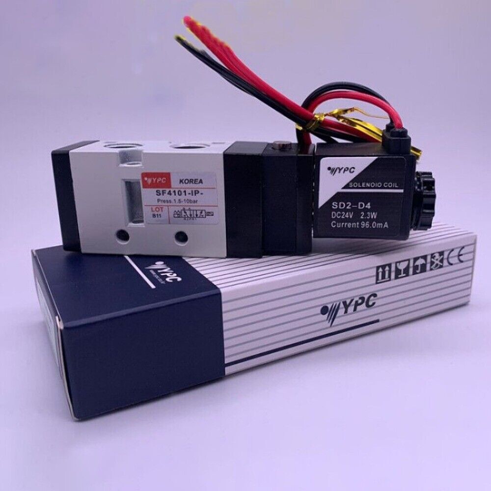 1PCS  For YPC SF4101-IP DC24V 1.5-10bar Solenoid Valve