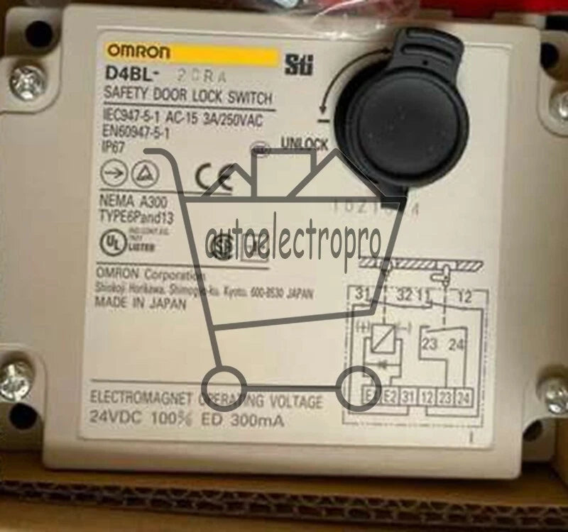 1PC Omron D4BL-2CRA Guard Lock Safety-door Switch ~