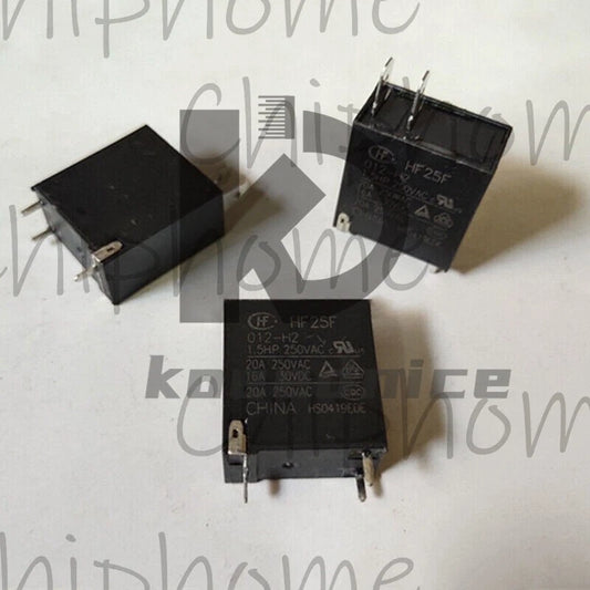 10Pcs HongFa JQC-25F HF25F-012-H2 12VDC Power Relay 3 Pins 20A 250VAC