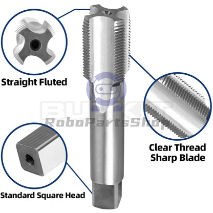 13/16"-18 UNS Tap and Die Set Right Hand,13/16 x 18 UNS Thread Tap and Round Die