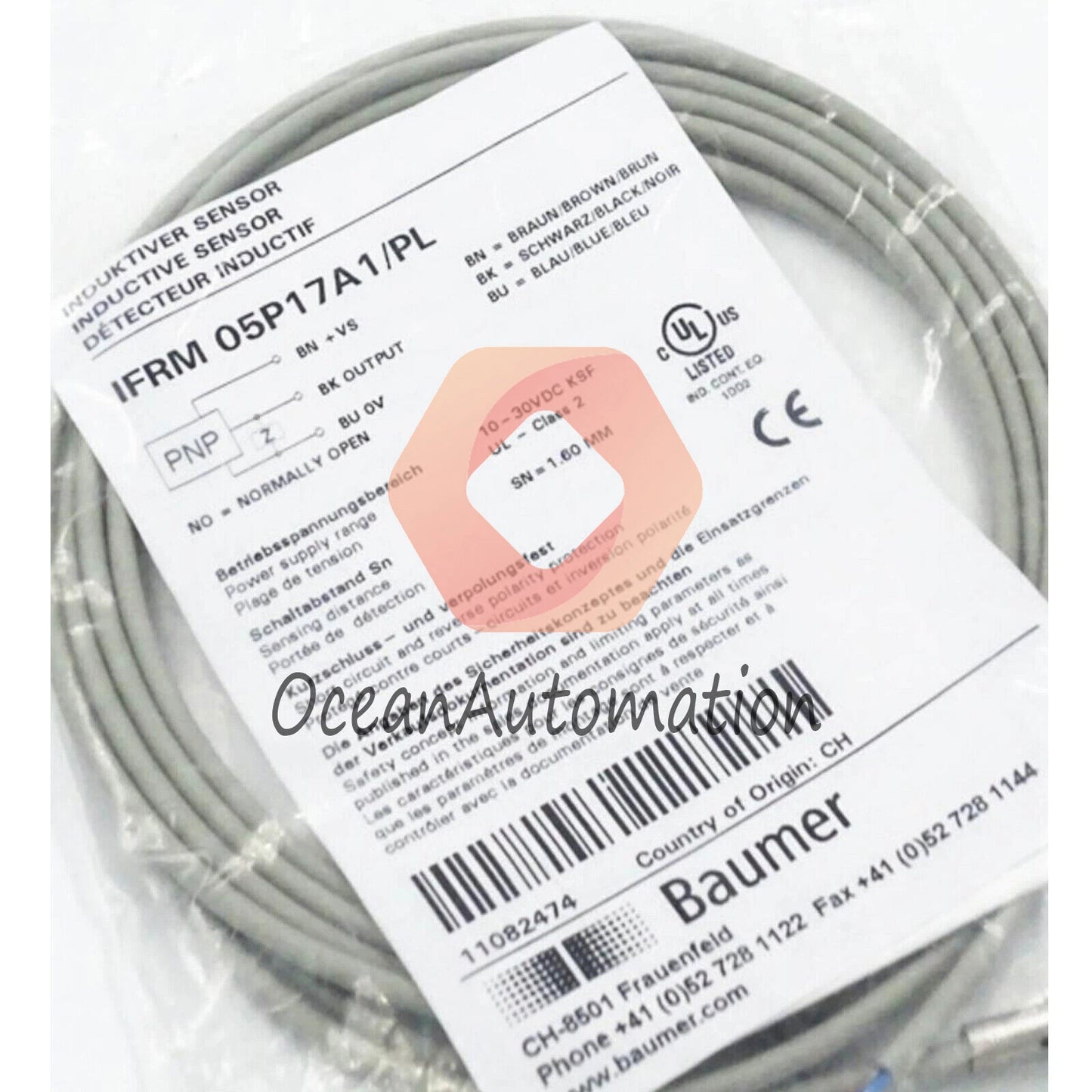 1PC Baumer IFRM 05P17A1/PL Proximity Sensor FREE SHIP