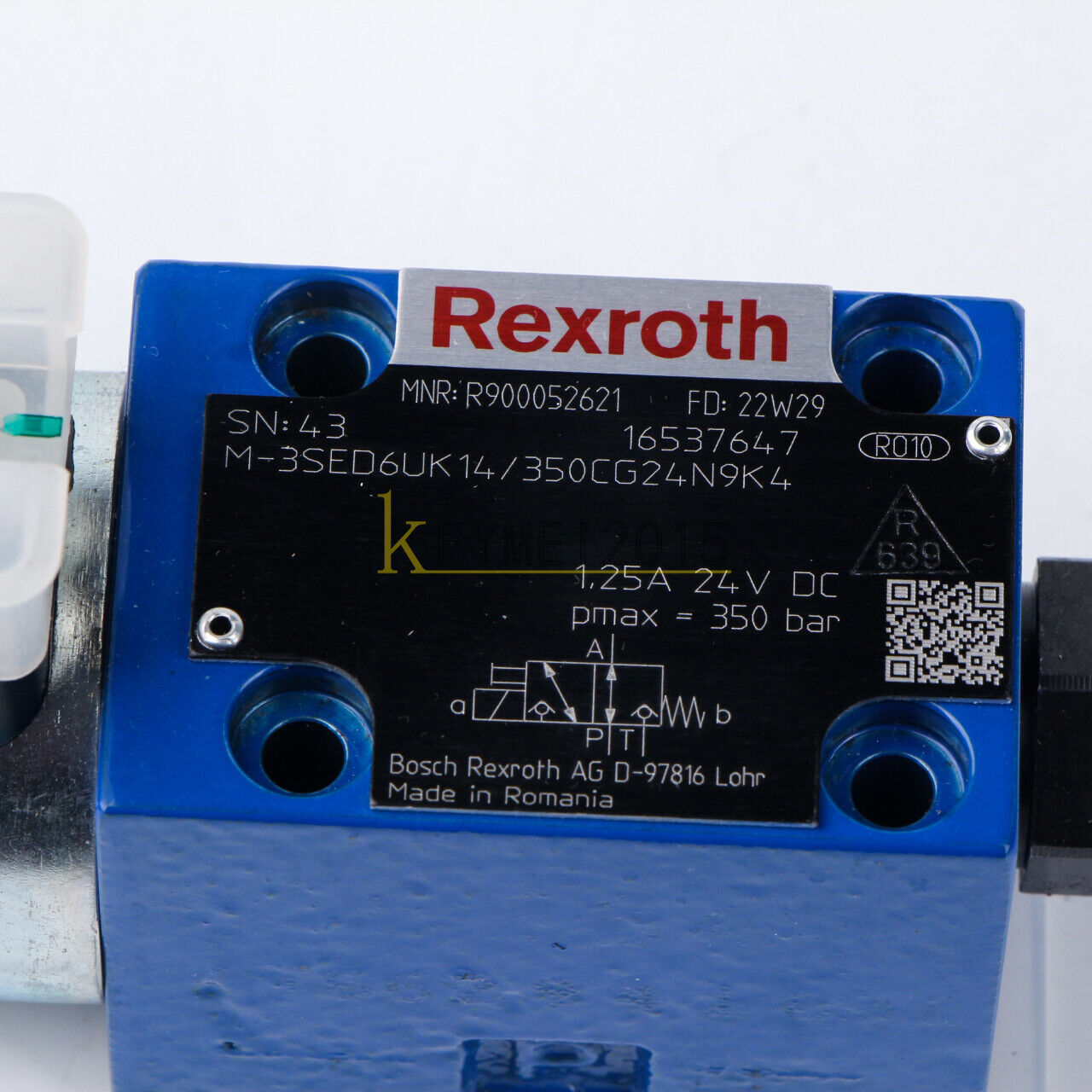 Rexroth M-3SED6UK14/350CG24N9K4 VALVE R900052621 - REXROTH