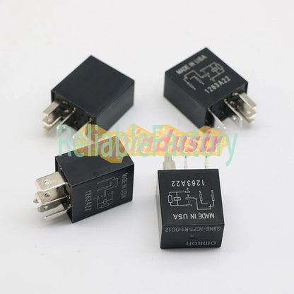 .4Pcs OMRON G8HE-1C7T-R1-DC12 12VDC Relay 40A 12V 5Pin G8HE1C7TR1DC12