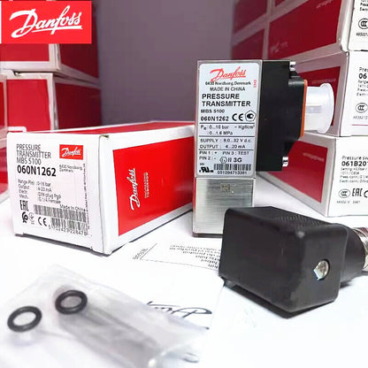 new 1pcs Danfoss MBS5100 060N1262 0-16bar Pressure Transmitter Sensor - DANFOSS