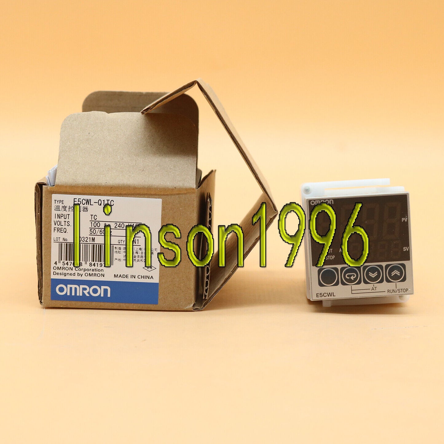Omron Temperature Controller E5CWL-Q1TC 100-240VAC - OMRON