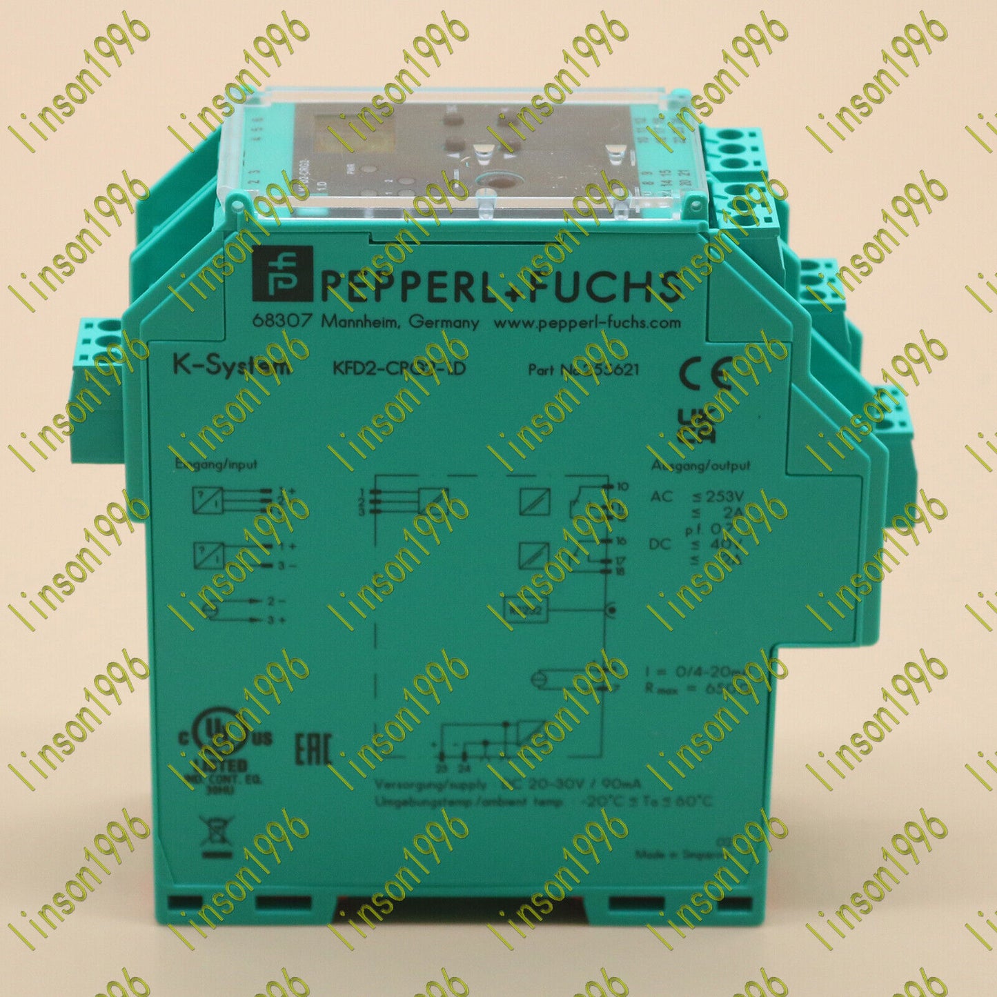 Pepperl+Fuchs Safety Barrier KFD2-CRG2-1.D - PEPPERL+FUCHS