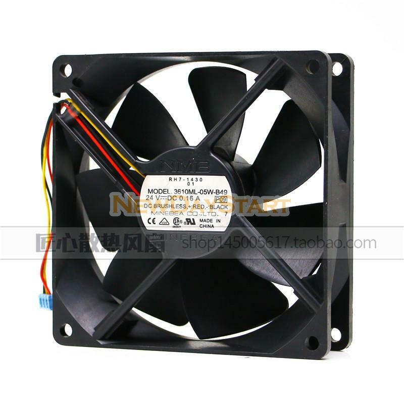 new 3610ML-05W-B49 Inverter Cooling Fan 24V 0.16A 3-wire 9025 90x90x25mm - OMRON
