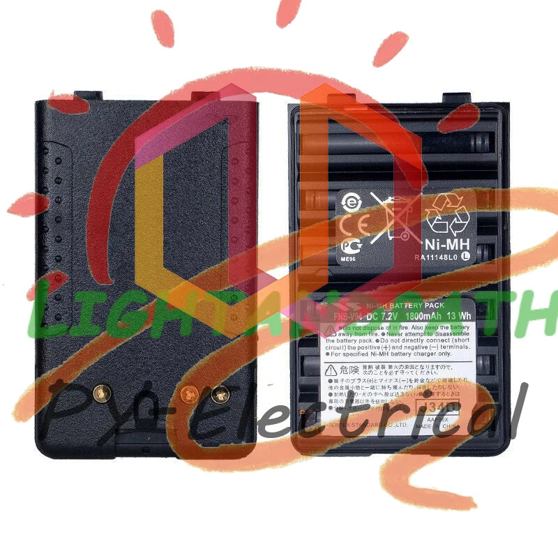 For walkie-talkie Ni-MH OEM Battery Pack VX168/VX160 FNB-V94 7.2V 1800mAh 13Wh~
