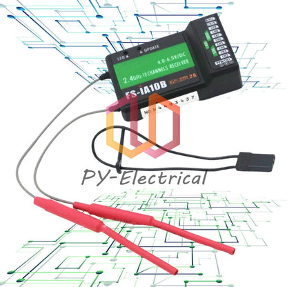 Flysky FS-iA10B Receiver 10CH For Flysky FS-i6 FS-i6S FS-i6X Transmitter US N1T0