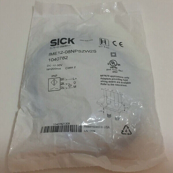 SICK Proximity Sensor IME12-08NPSZW2S - SICK