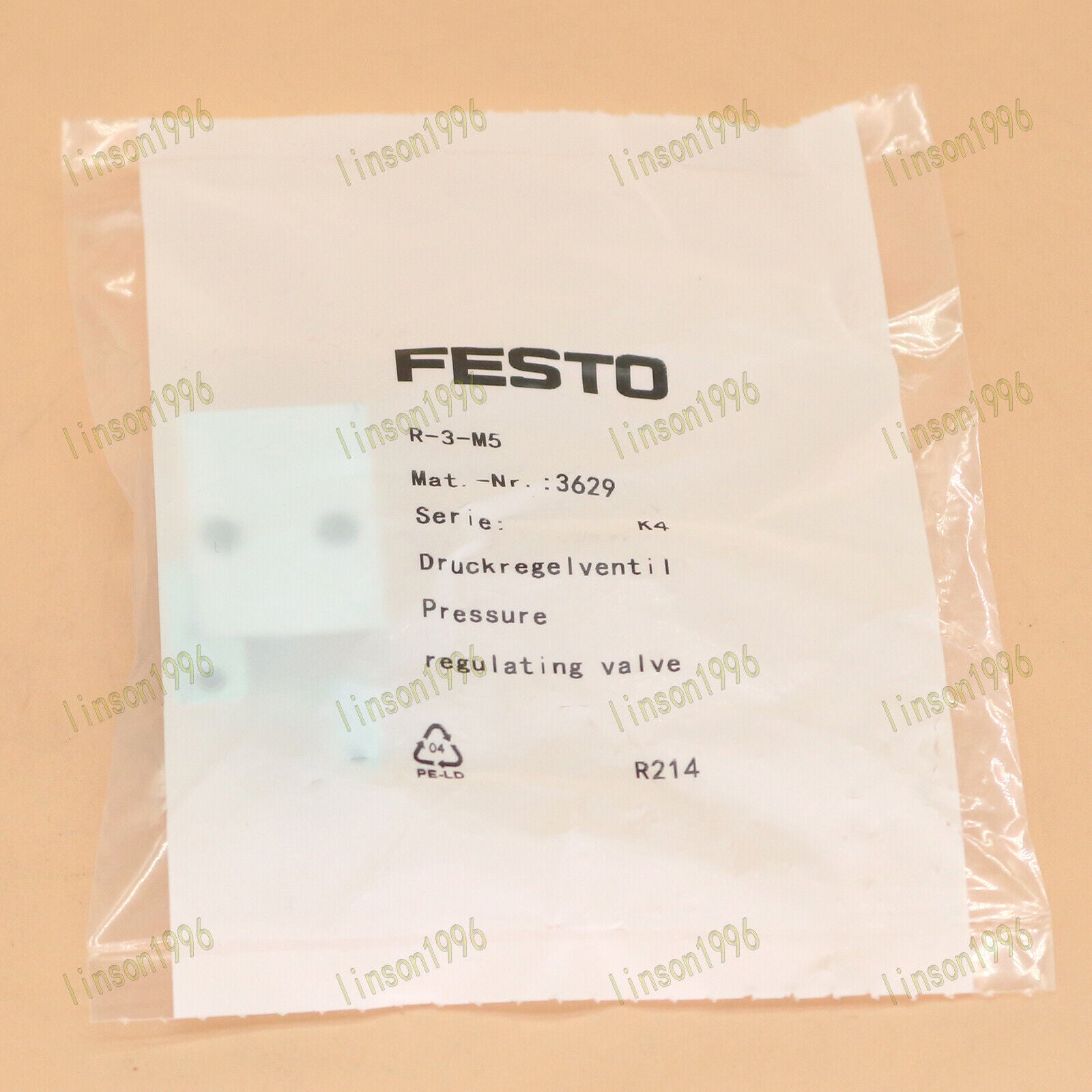 FESTO R-3-M5 Roller Lever Valve - FESTO