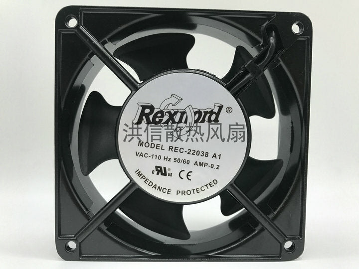 1pcs  Rexnord REC-22038A1 110VAC 50/60HZ 0.2A aluminum frame AC fan