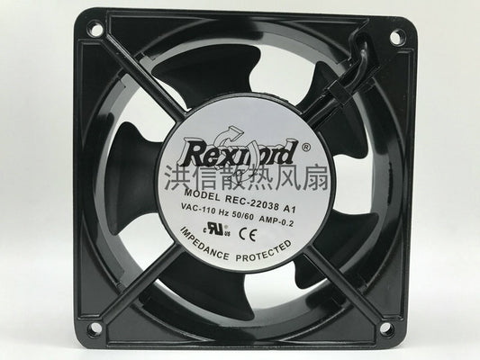 1pcs  Rexnord REC-22038A1 110VAC 50/60HZ 0.2A aluminum frame AC fan