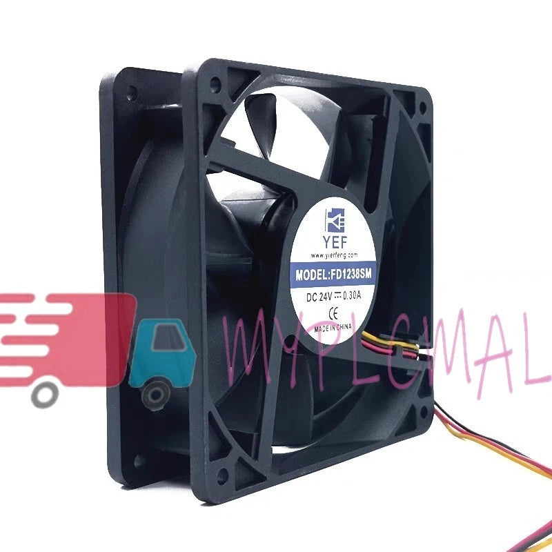 FD1238SM DC24V 0.30A 12cm 3-Wire Cooling Fan